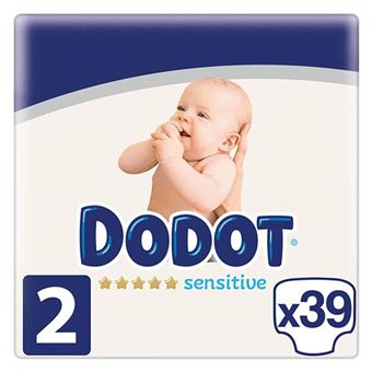 Fraldas Dodot Sensitive T2 | 4 a 8 kg | 39 Unidades - 1
