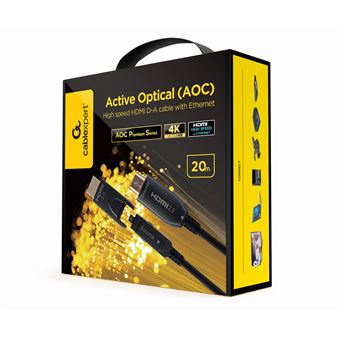 Cabo Hdmi Gembird CCBP-HDMID-AOC-20M | Preto - 1