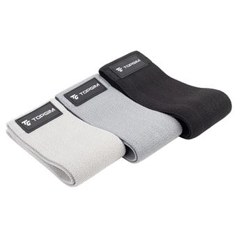 Banda Elástica Curta de Tecido Topgim | Kit 3 - 1