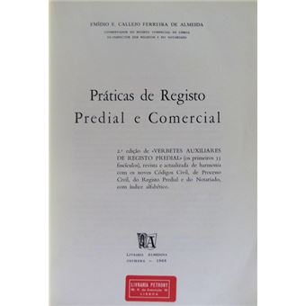 Práticas de registo predial e comercial. - 1