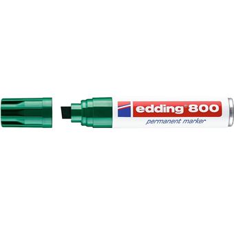 Edding 800 marcador permanente Verde Ponta de cinzel 1 peça(s) Verde e Branco - 1