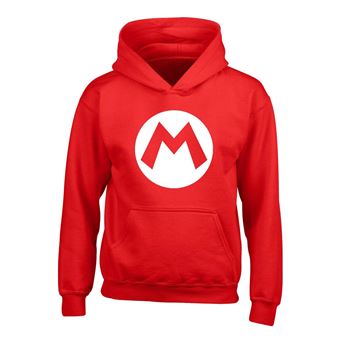 Polar com Capuz Unissexo Super Mario Badge | 7-8 Anos - Vermelho - 1