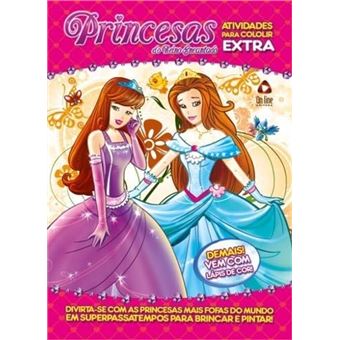 Princesas Do Reino Encantando - Atividades Para Colorir Extra - 1