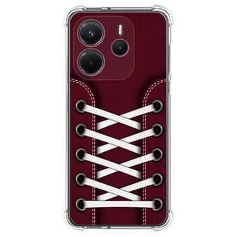 Capa TUMUNDOSMARTPHONE de silicone à prova de choque para Xiaomi Redmi Note 14 4G Sneakers Design 17 Desenhos - 1