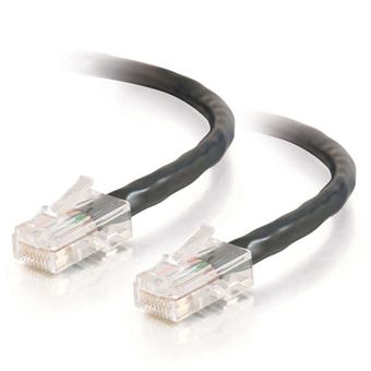 cabo de rede C2G 83315 1 m Cat5e U/UTP (UTP) Preto