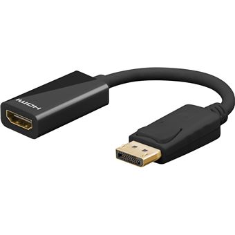Adaptador de Cabo de Vídeo Goobay DisplayPort/HDMI | Preto - 1