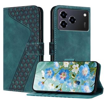 Capa FOXDOCK para ZTE Blade A76 4G com Fecho Magnético | Resistente a Impactos e Quedas | Compartimentos para Cartões | Verde - 1
