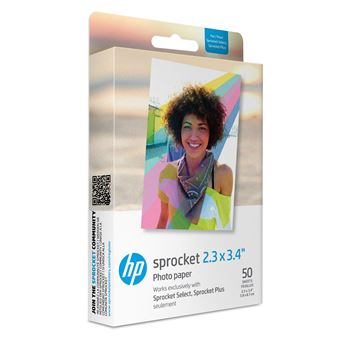 Papel Fotográfico HP Sprocket 2.3" x 3.4" Premium Zink - 1