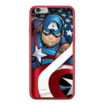 Capa LMobile Estampada Marvel Capitan America para Apple Iphone 6/6S