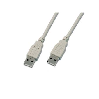 Cabo Usb Wirewin USB A-A MM 1.0 GR | Cinzento - 1