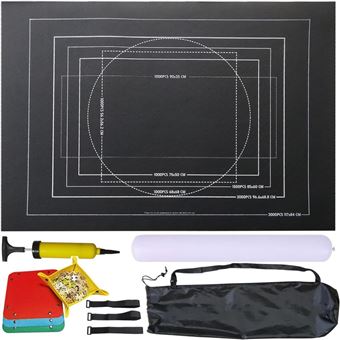 Tapete de armazenamento de puzzles CO-Phénix para até 1500 2000 3000 peças de puzzles -Preto - 1