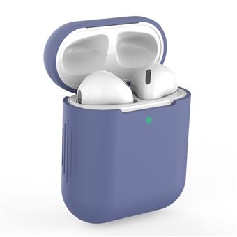 Capa Magunivers de Silicone com Carregamento Sem Fio Azul Claro para Apple Airpods 2019/2016 - 1