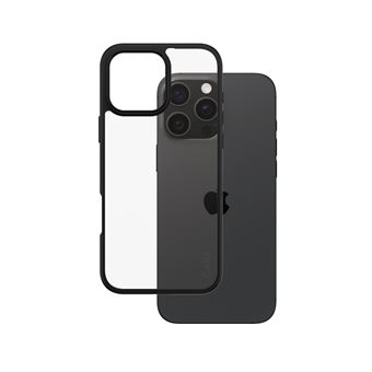 Capa para Telemóvel PanzerGlass CARE™ by PanzerGlass® Urban Combat Case Transparent w. Black Frame iPhone 16 Pro Max | Transparente - 1