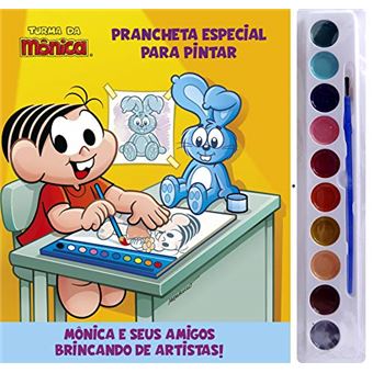 Turma Da Mônica - Prancheta Especial Para Pintar - Mônica - 1