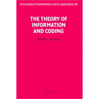 Theory Of Information And Coding, Encyclopedia Of Mathematics And Its Applications - 1