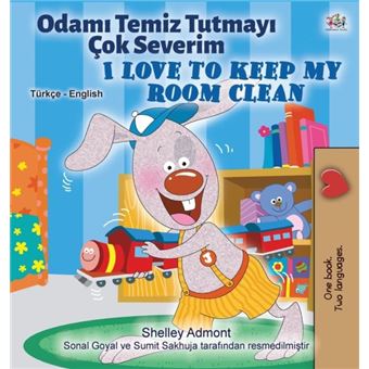 I Love To Keep My Room Clean Turkish English Bilingual Book For Kids - 1