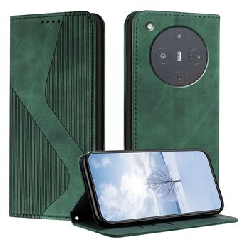 Capa FOXDOCK para ZTE Nubia P9 Pro 5G | Fecho Magnético | Pele Macia em TPU | Suporte e Compartimentos para Cartões | Verde - 1