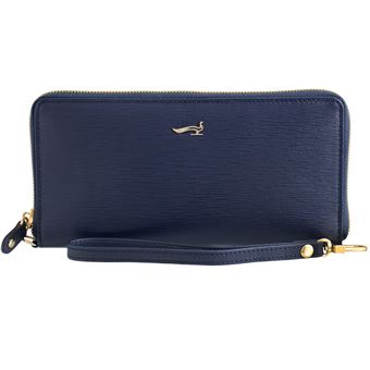 Carteira Senhora em Pele MARTA PONTI SAHARA - Azul - 1