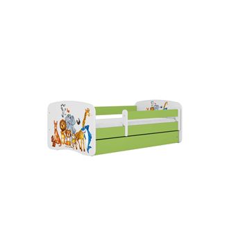 Cama 180 x 80 cm Kocot Kids BabyDreams Animals Green - 1