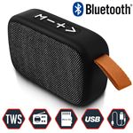 Altifalante Clappio Bluetooth MicroSD USB Jack 3,5 mm Mcro e Rádio FM F4276 Prateado