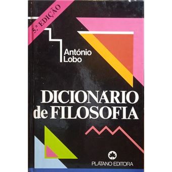 Dicionário de filosofia. - 1