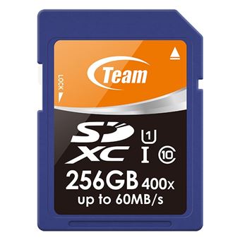 cartão de memória Team Group SDXC 256GB Class 10