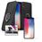 Kit Película de Vidro 5D Full Cover + Capa 3X1 Military Defender + Suporte Magnético para Carro Phonecare para iPhone Xr_0