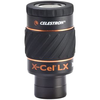 Celestron X-Cel LX 7 mm lente ocular Telescópio 1,6 cm Preto, Laranja - 1