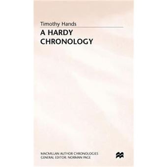 A Hardy Chronology - Hardback - 1992 - 1