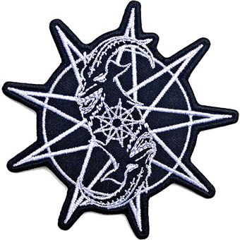 Emblema Rock Off Slipknot | Goat Star | Woven Patch - 1