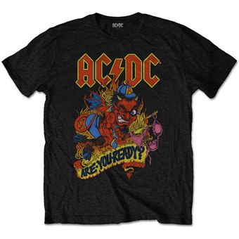 T-shirt Rock Off AC/DC | Are You Ready? | Preto | S - 1