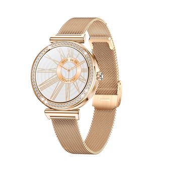 Smartwatch CHRONUS I109 | 1,27 " | Bluetooth | Monitor de Saúde | IP68 À Prova D 'Água | Rosa Ouro - 1