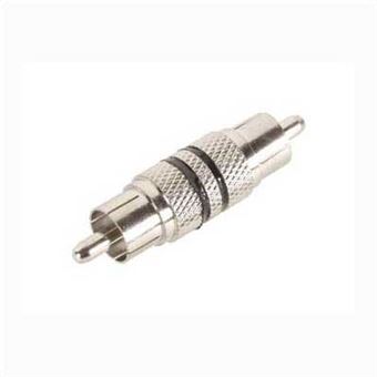 Ficha Adaptadora Velleman RCA Macho para RCA Macho Metal CAA40 - 1