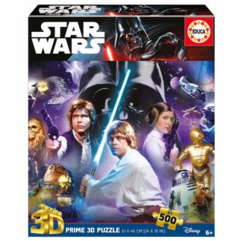 Puzzle Educa 20052 Prime 3D Lenticular Star Wars | 500 Peças - 1