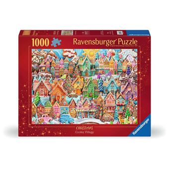 Puzzle Ravensburger Natal Christmas Cookie Village | 1000 Peças - 1