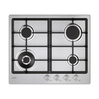 Placa a Gás Candy Moderna CHG6BF4WTX | 59.5 cm | 4 Zonas | Aço inoxidável - 1
