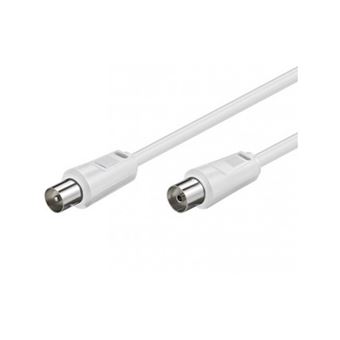 cabo coaxial nuovaVideosuono 9/18 W  2 m IEC 9.5mm Branco - 1