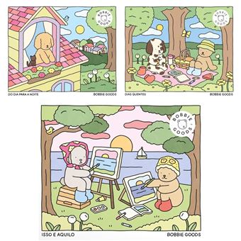 Do Dia Para A Noite Dias Quentes Isso E Aquilo - Livro De Colorir Oficial Bobbie Goods - 1