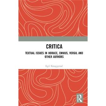 Critica Textual Issues In Horace, Ennius, Vergil And Other Authors - 1