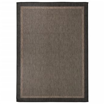 Tapete de Tecido Plano vidaXL para Exterior | 200x280 cm | Castanho-escuro - 1