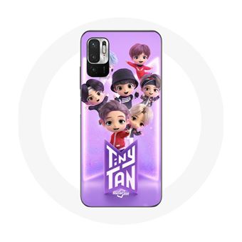 Capa Maniacase para Xiaomipoco M3 Pro Bts Tinytan Animação Anexar Rm Jin Suga J-Hope Jimin Jungkook Ev - 1