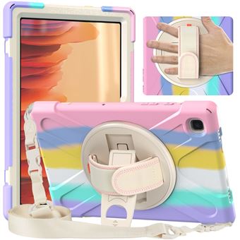 Capa Magunivers e TPU Design de padrão de arco-íris colorido com muleta giratória com alça Colorido/Cor de rosa para Samsung Galaxy Tab A7 10.4 (2020) T500/T505/T507/T505N - 1