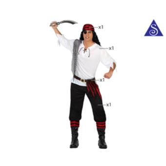Disfarce Atosa do Pirata Masculino, Adulto T. 2 - 1