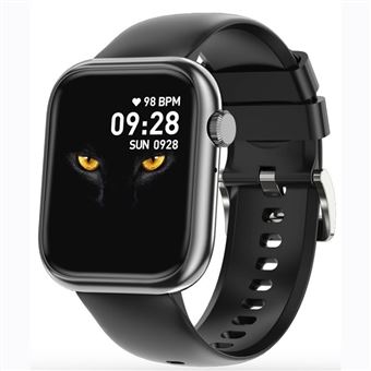 Smartwatch Chronus | Bluetooth | Desportos | frequência cardíaca | oxigênio | sono | notificações | preto - 1