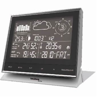 Estações meteorológicas digitais Technoline WS 1700 Preto Bateria