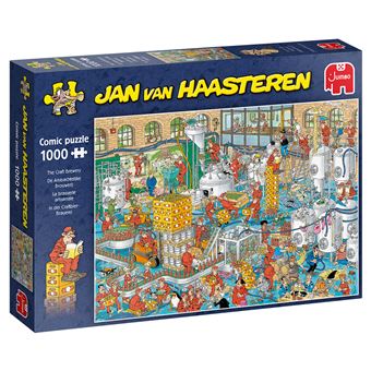 Puzzle Jumbo Jan van Haasteren No License Jan Van Haasteren - The Craft Brewery (1000 Peças) | 1000 Peças - 1