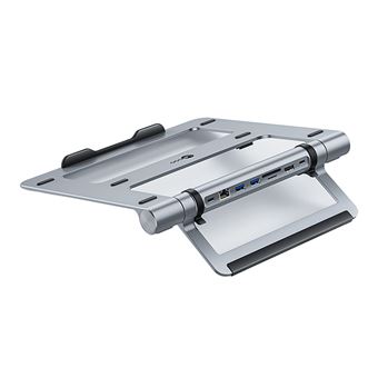 Desktop Suporte Adaptador Lecoo LKC1703 7 em 1 | Type-C a HUB 2Type-C 1000mbps 2USB3.0 SD/TF HDMI para HUAWEI Mate40/P50 Samsung S20 - 1