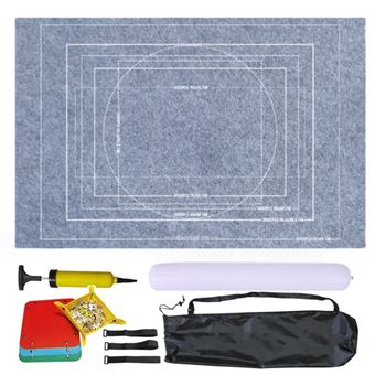 Tapete de armazenamento de puzzles CO-Phénix para até 1500 2000 3000 peças de puzzles -Cinzento - 1