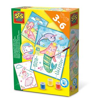 Kit Cartões de Glitter com Tinta de Água SES - 1