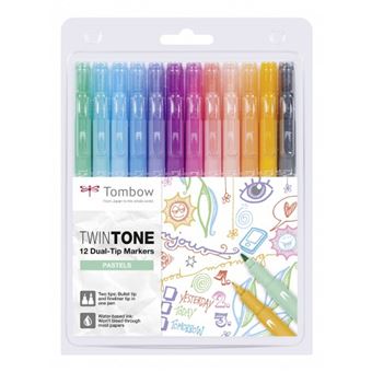 Marcador Tombow TwinTone Pastels - 1